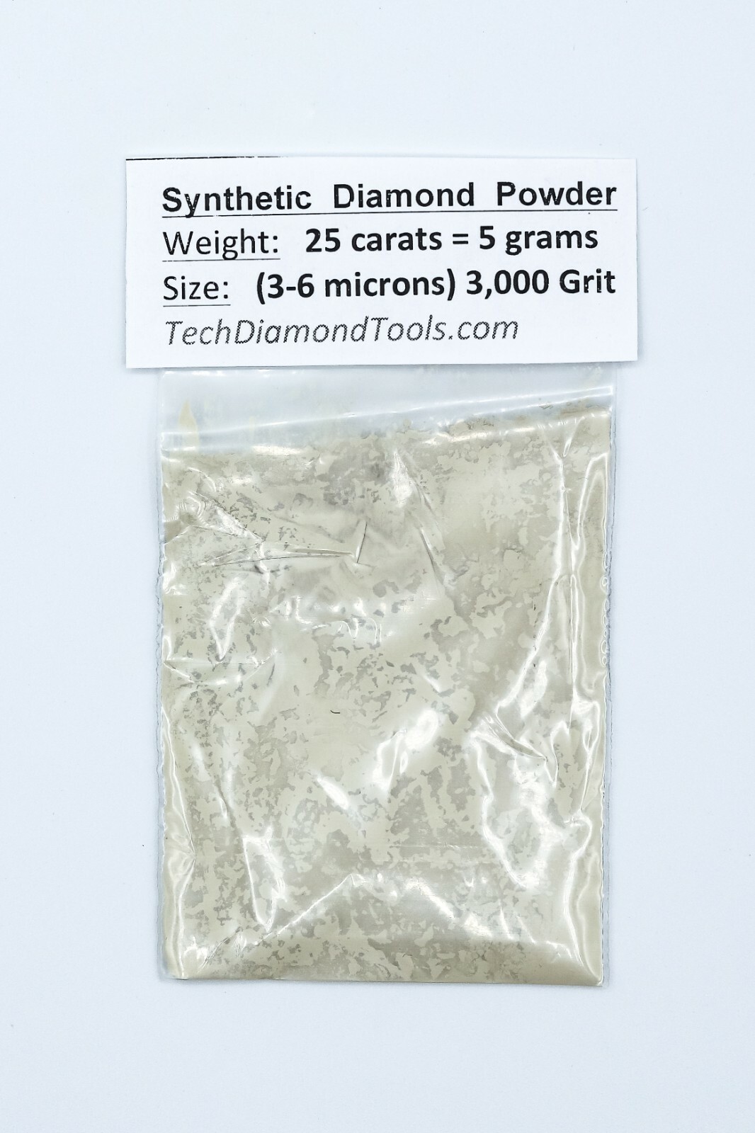TechDiamondTools Diamond Powder 3,000 Grit 3-6 Microns, 25 cts = 5 Grams