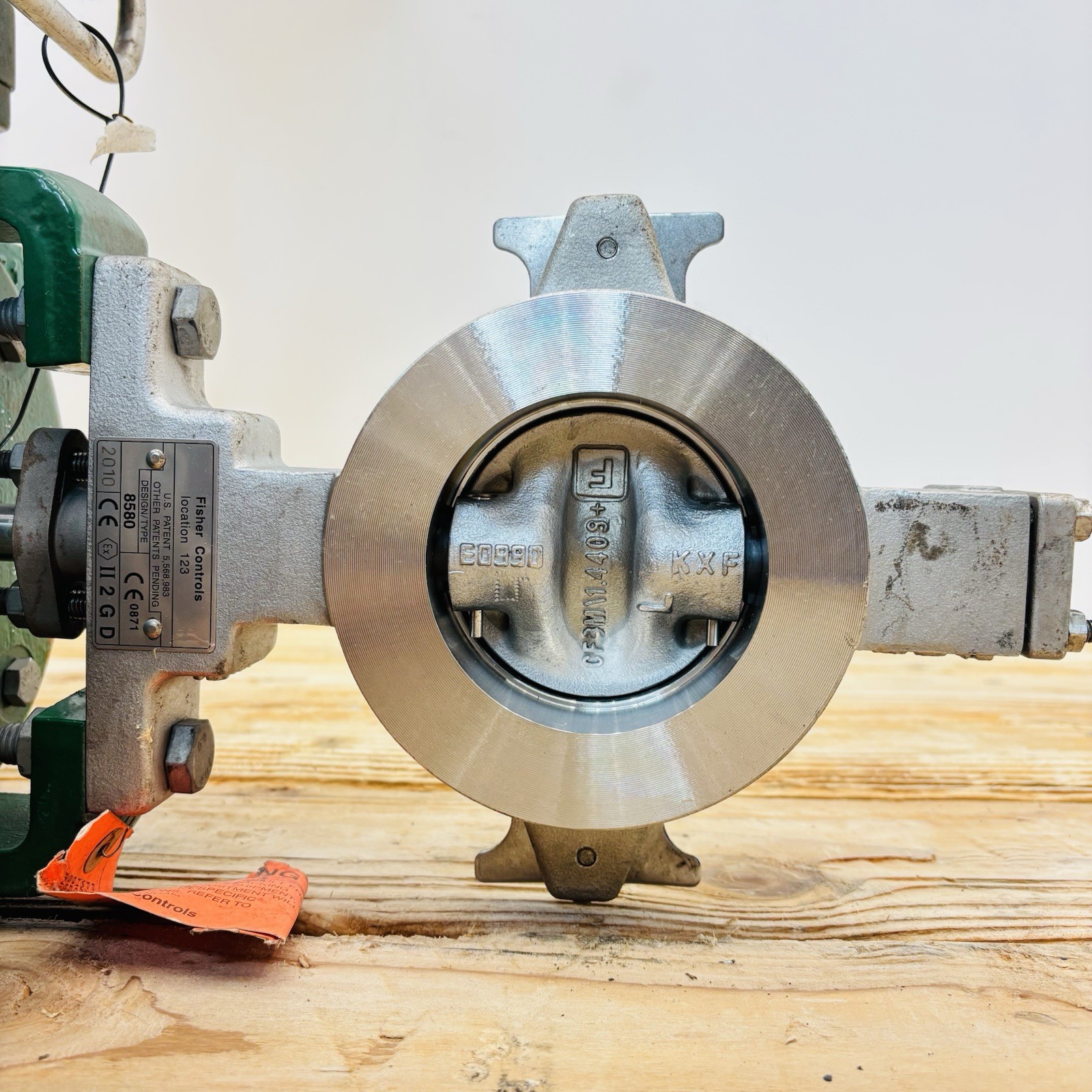 Fisher 8580 3″ CL150-300 High Performance Butterfly Valve w/ 1052 Actuator – New