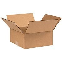 14″ x 11″ x 3″ Flat Corrugated Boxes (25/Pack)