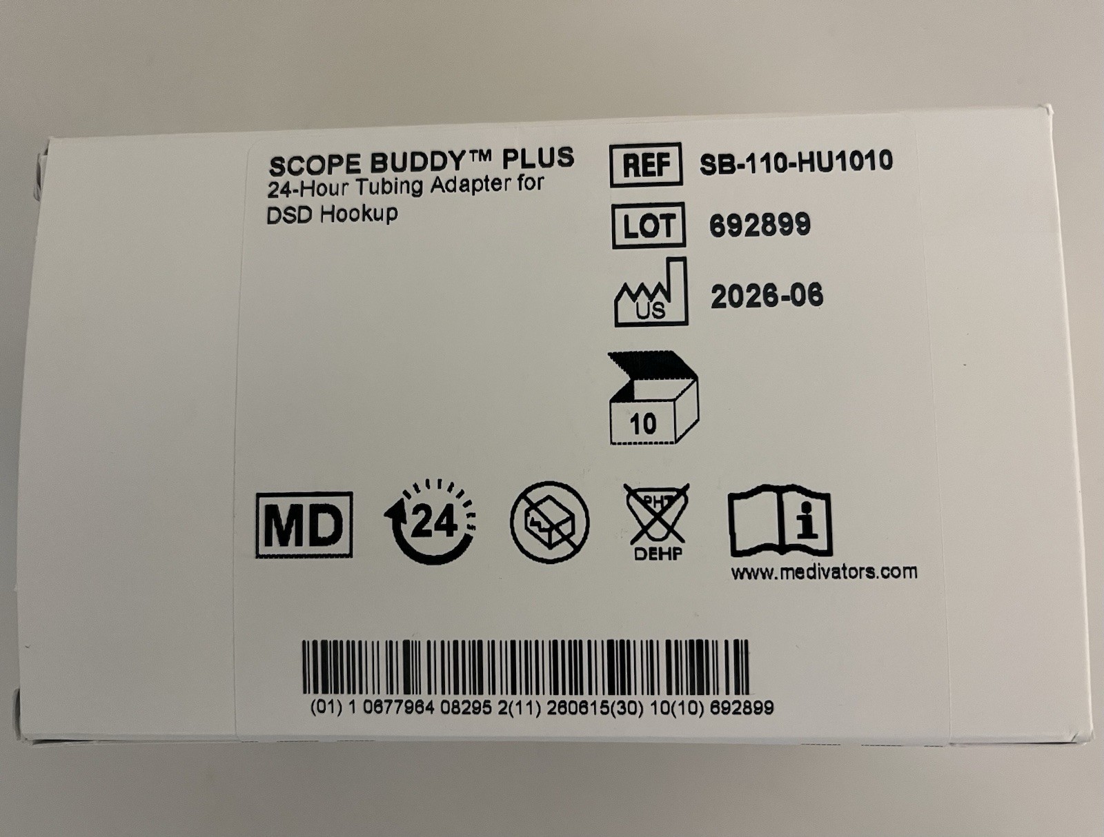 SCOPE BUDDY PLUS SB-110-HU1010 24-HOUR MULTI-USE DSD HOOKUP – Box of 10