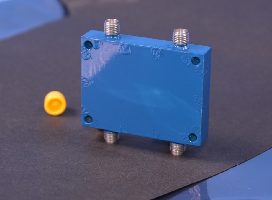 TRM Microwave HQ502 Quad Hybrid Coupler 0.225-0.400 GHz 3dB 50W @ 1.2:1 VSWR