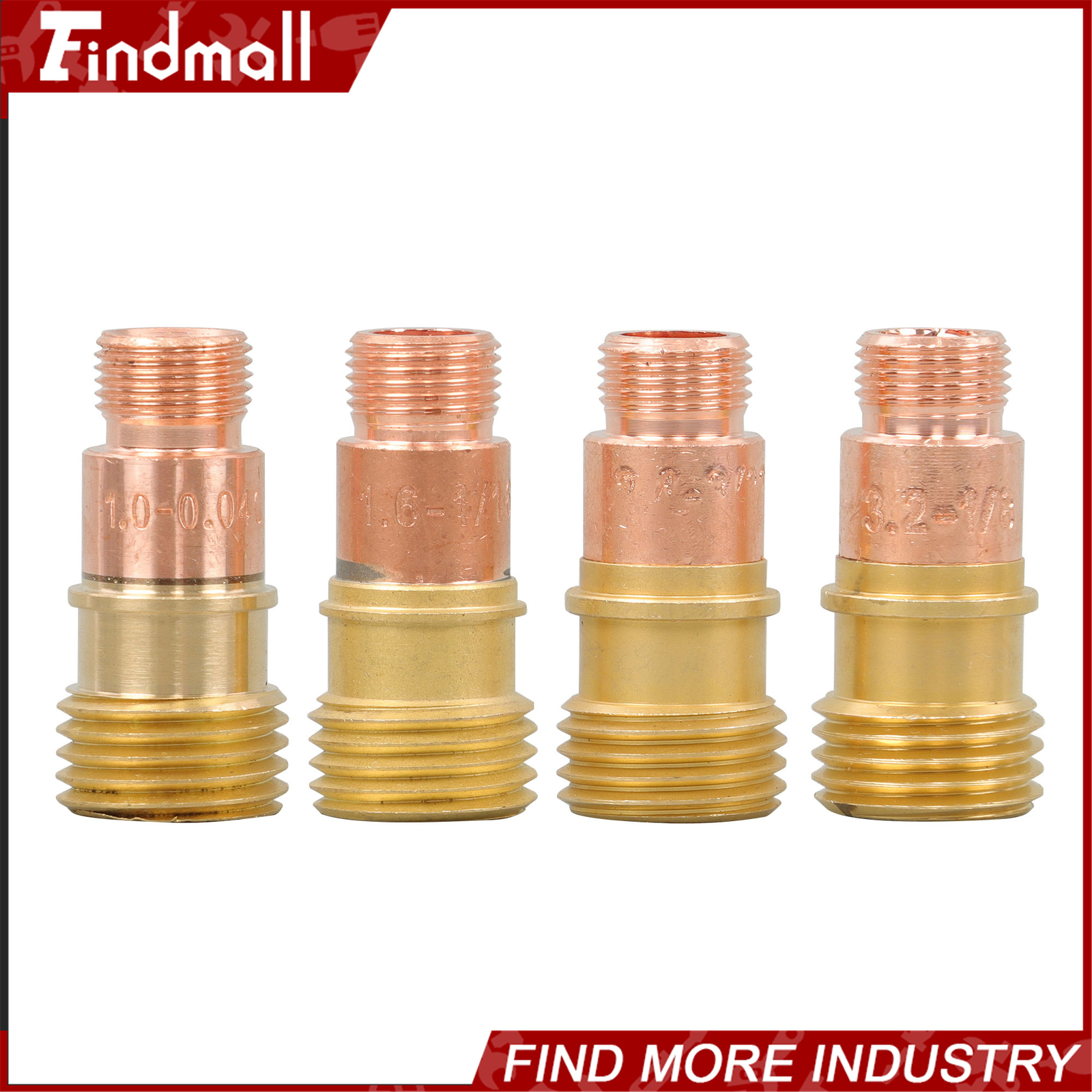 Findmall 58 Pack TIG Welding Torch Kit 040″~1/8″ Gas Lens Setup For WP-9/20/25