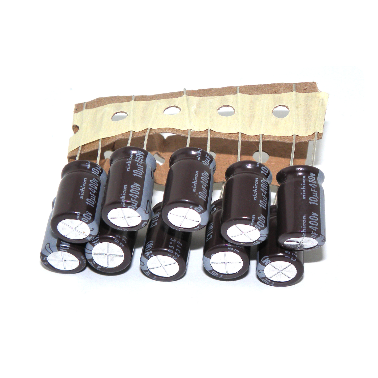 10x 400V10UF Nichicon Electrolytic Capacitors 10mfd 400V 10×16 mm