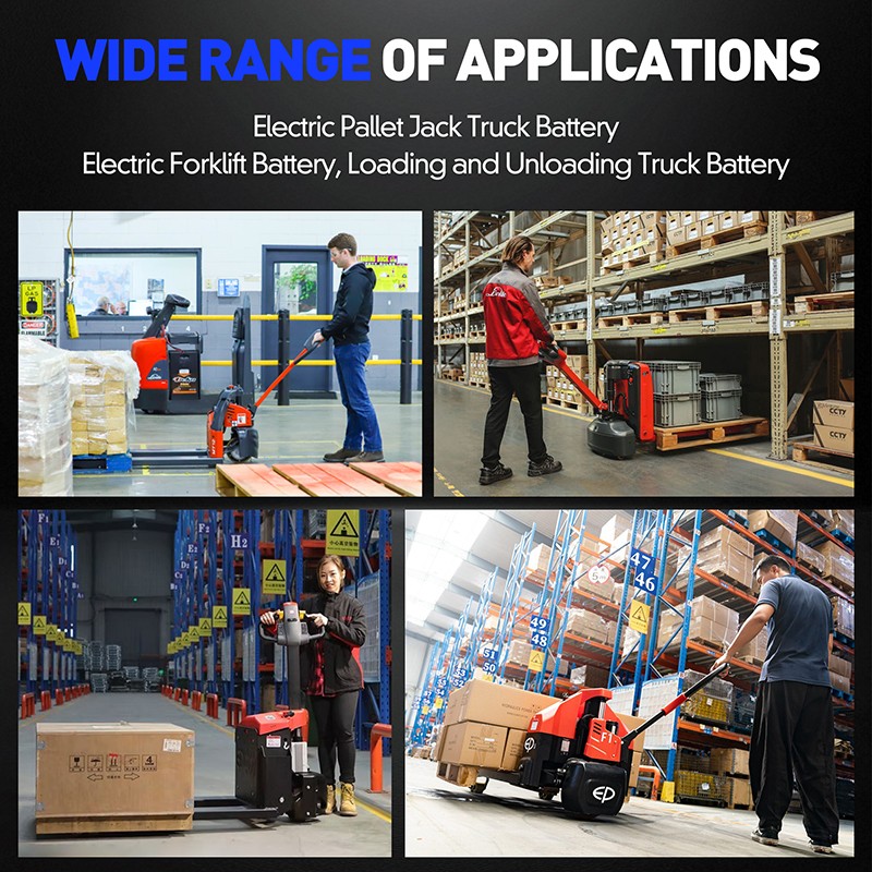24V 20Ah Lithium Battery for Big Joe LPT26 LPT33 T40 EP Linde Pallet Truck Jack