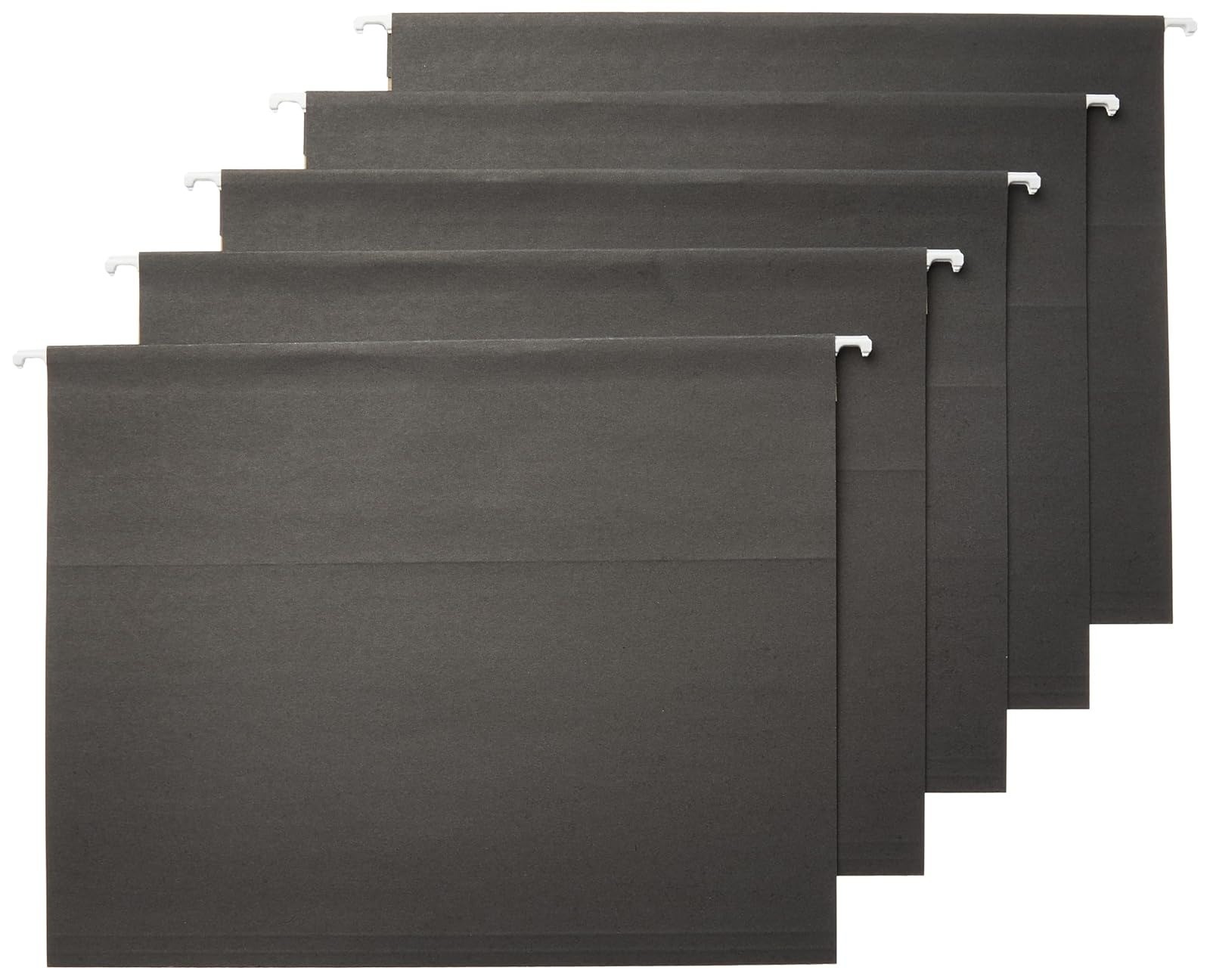 Amazon Basics Hanging File Folders Letter Size Aqua 25-Pack