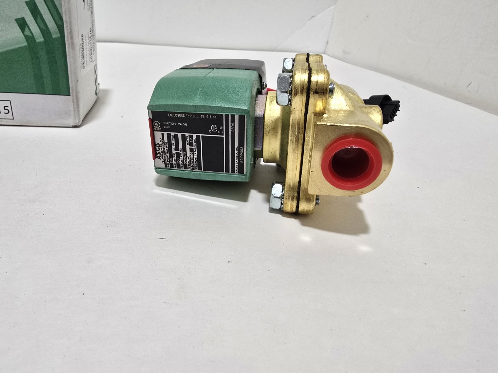 Asco Redhat 8210P093 12-24/DC, 3/8″ NPT Solenoid Valve Normally Closed 0-150 PSI