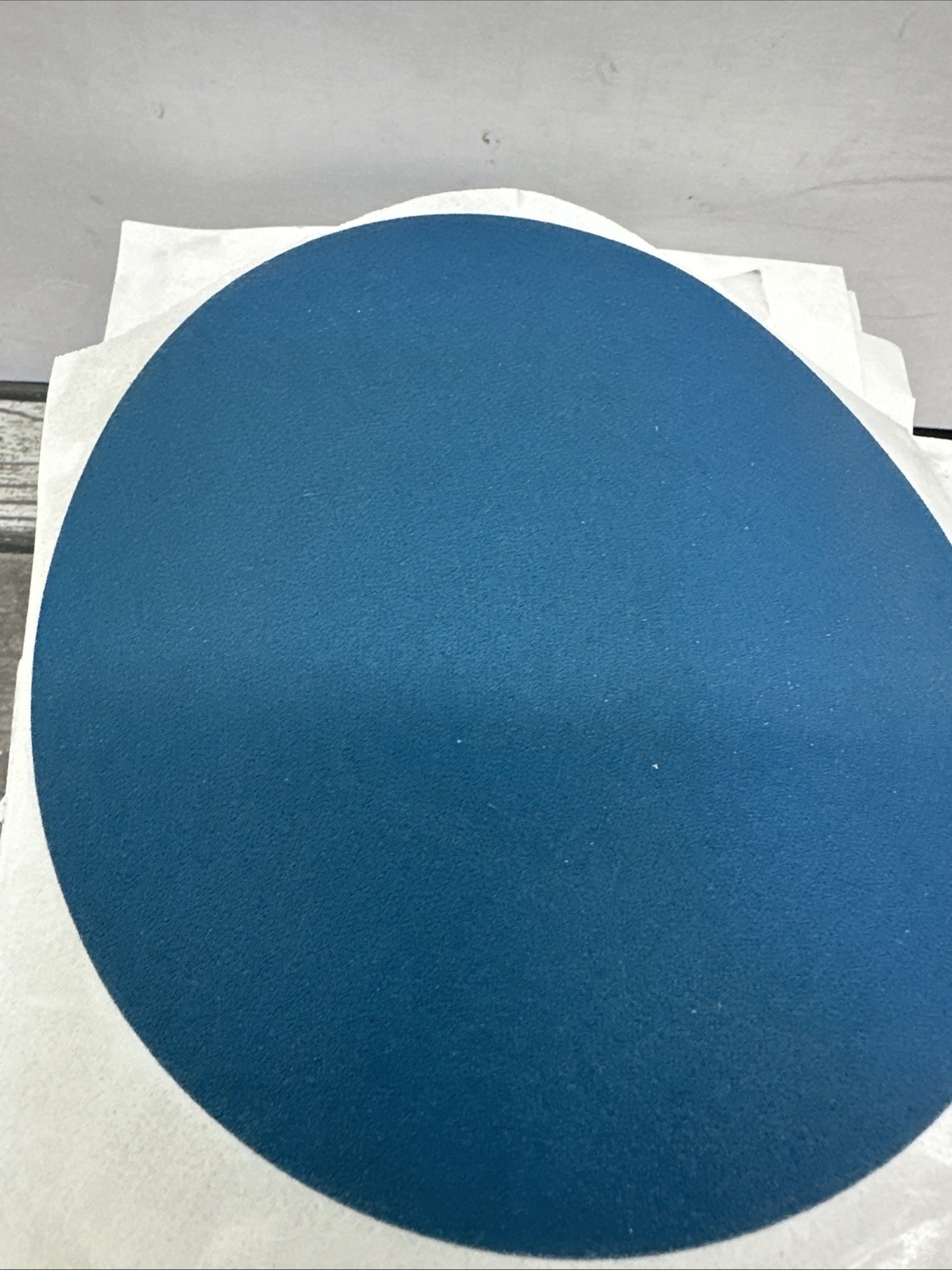 Blue Abrasive Disc Pack, 6 in, 120 grade, 75 discs per Pack Round {39}