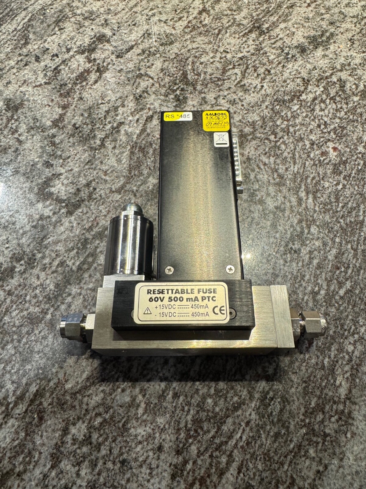 Aalborg DFC36 Mass Flow Controller, 0-30L/Min Argon