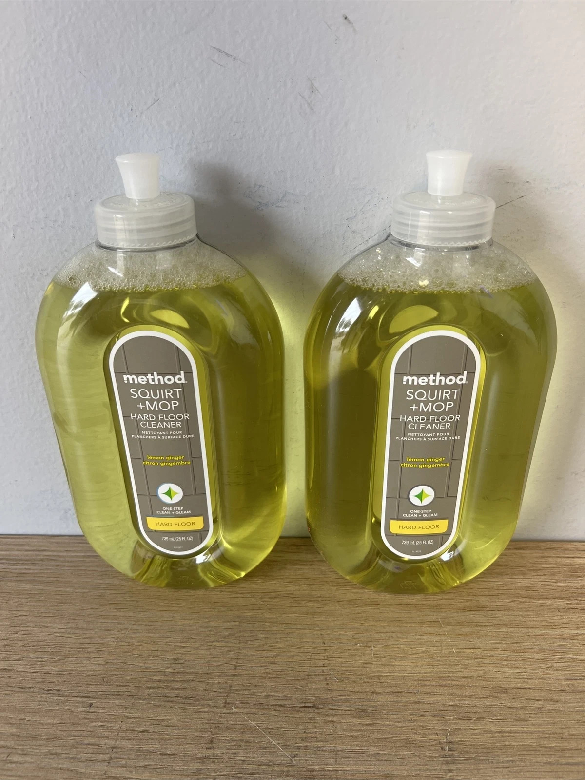 2 pack – Method Squirt & Mop Hard Floor Cleaner – Lemon Ginger – 25 Fl Oz each