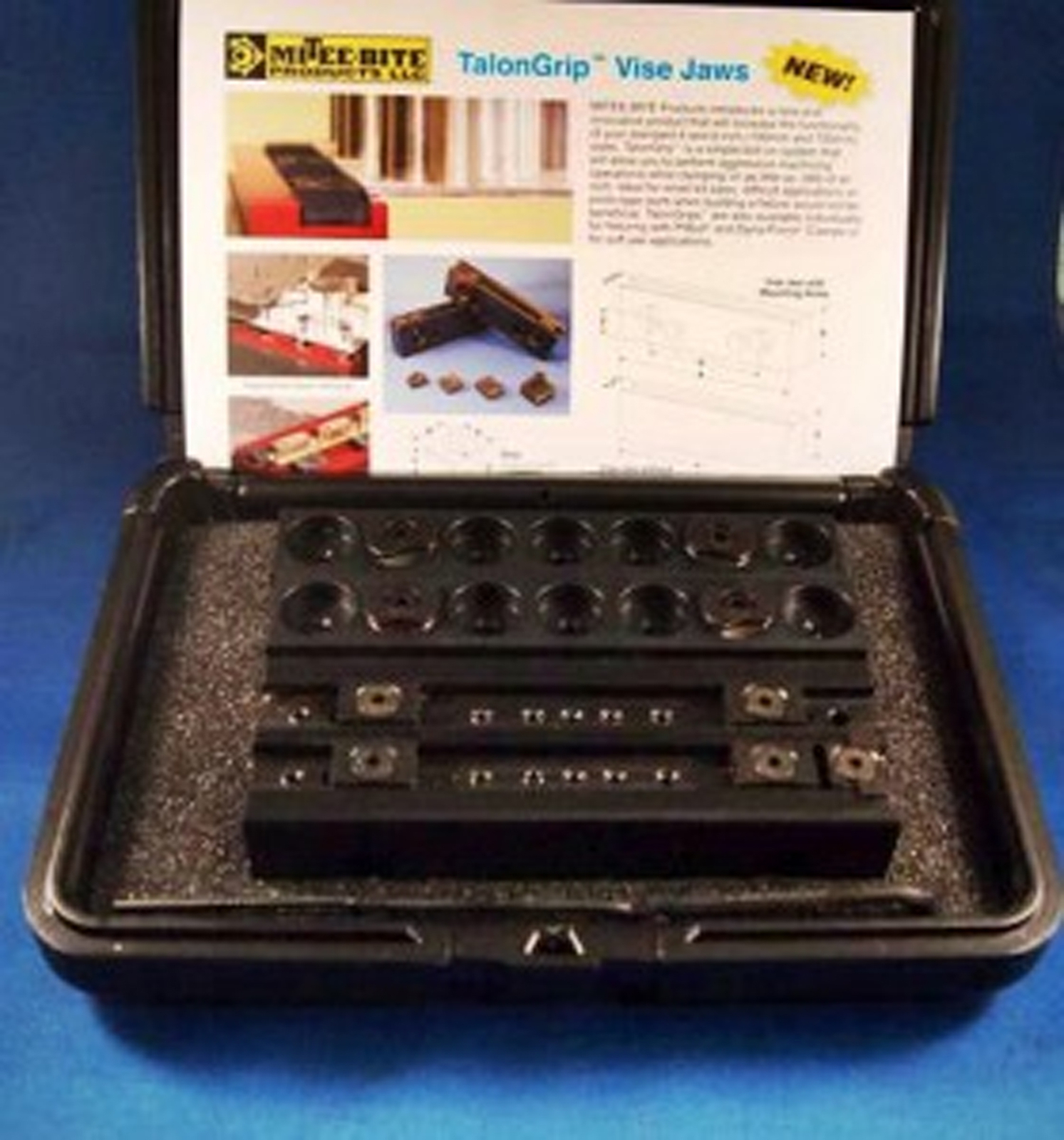 MITEE-BITE USA #33006, 6″Long TalonGrip/VersaGrip Vise Jaws Kit For 4″/6″ Vises