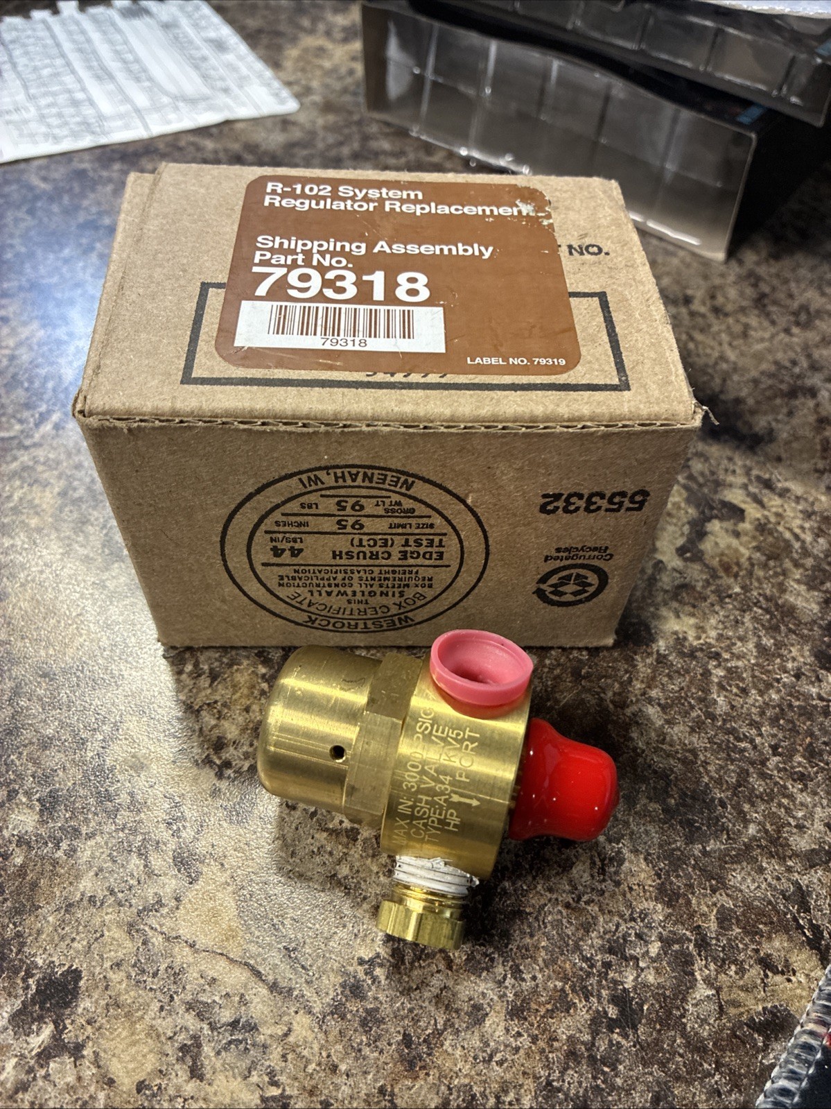 Ansul R-102 system replacement regulator PN 79318 Free Shipping