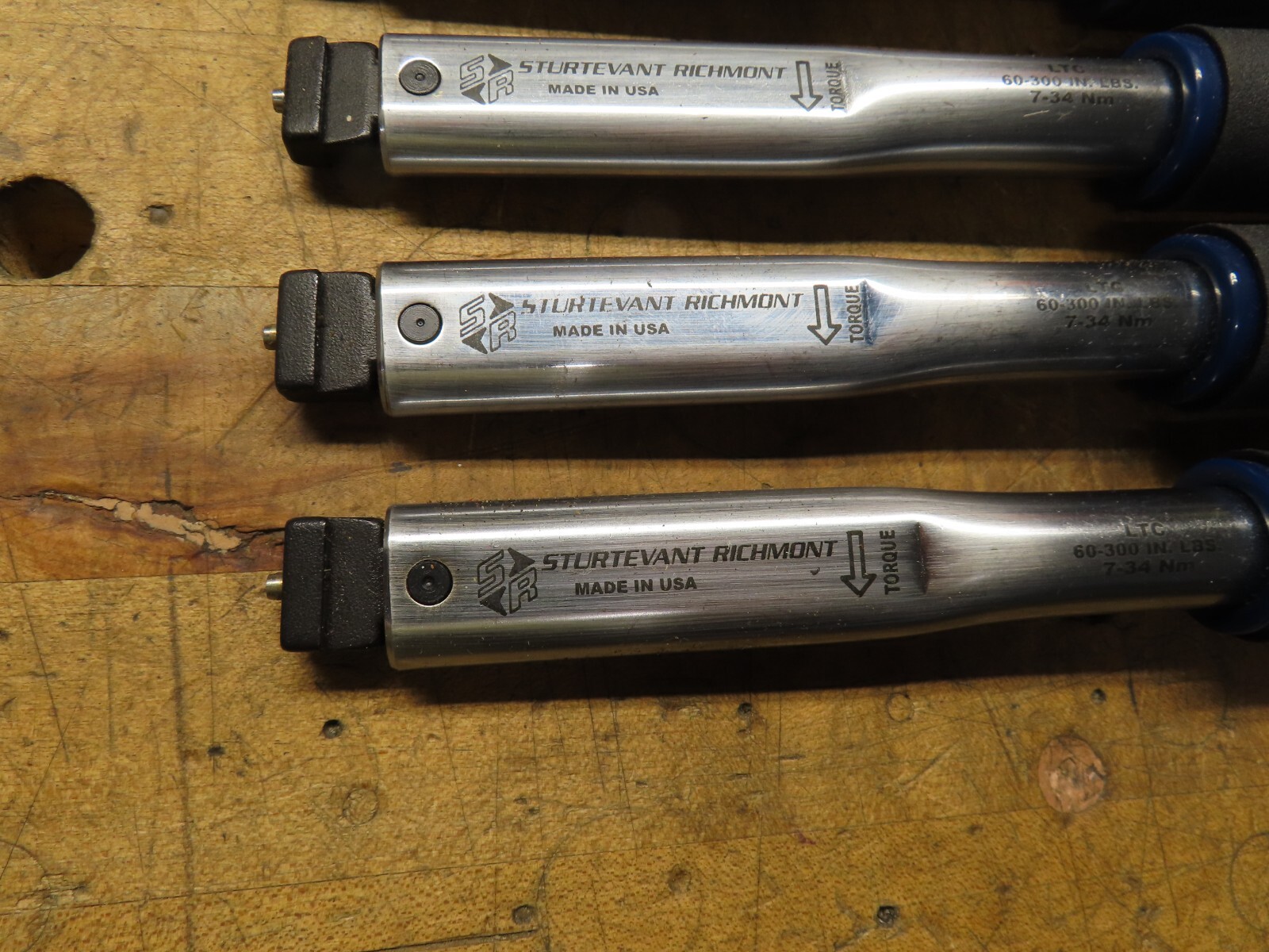 SR LTC 810016 Preset Interchangeable Head Torque Wrench 60-300 in. lbs. 7-34 Nm