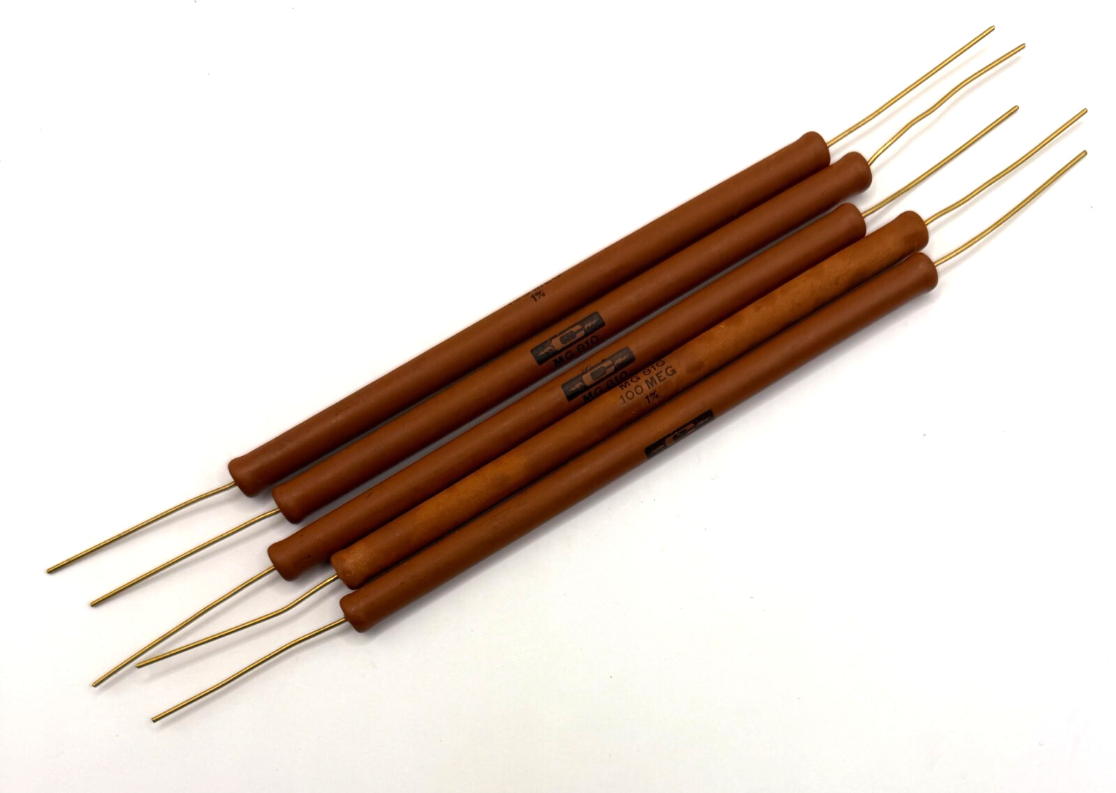 100M Caddock MG810 Precision High Voltage Resistor 100Mohm ±1% 10W Gold WireLead