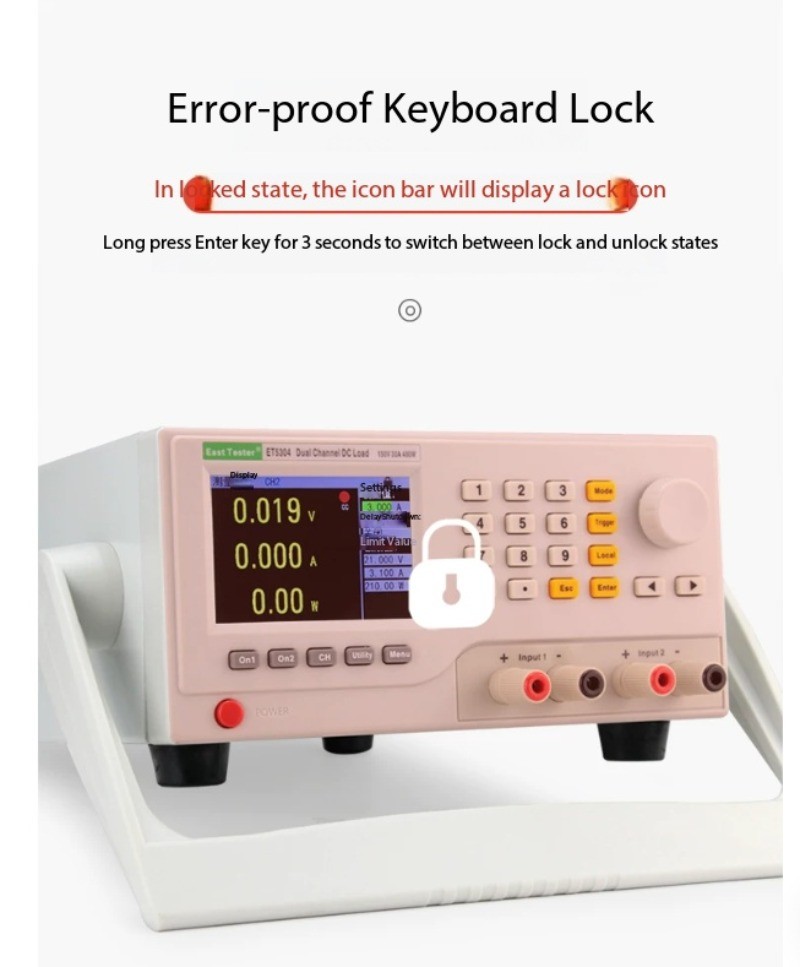 Benchtop Programmable DC Electronic Load: Programmable Battery Capacity