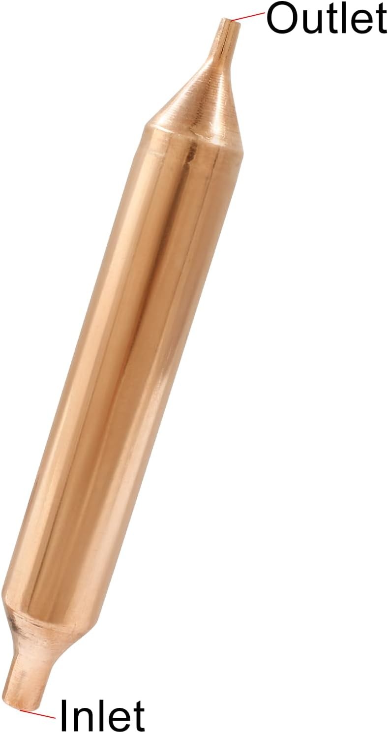 Litoexpe 4Pcs Refrigerator Filter Dryer, Copper Filter Dryer for Refrigeration