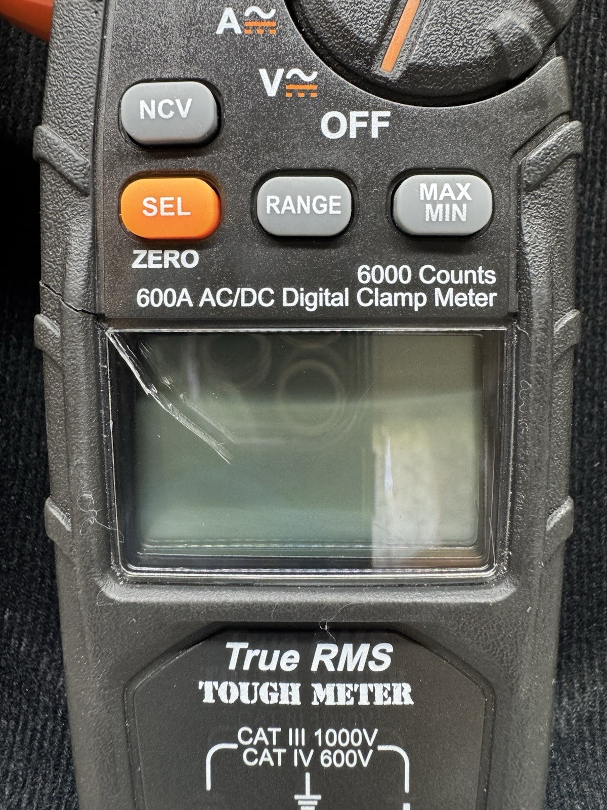 Klein Tools CL800 True RMS AC/DC Digital Clamp Meter w/ Leads Case Tested Works