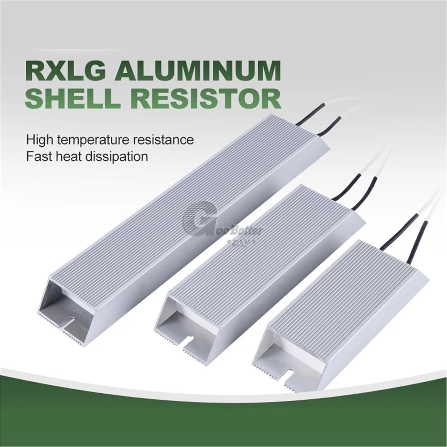 RXLG 50-1500W Aluminum Shell High Power Servo Inverter Resistor Braking Resistor