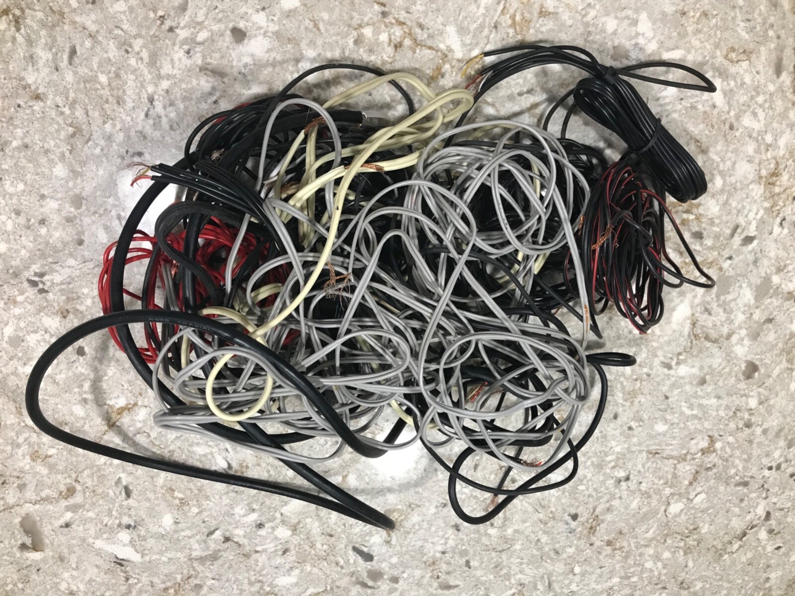 Copper Wire – Over 2 Lbs of Insulated Copper Wire – Collected over the Years