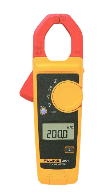 Fluke 302+ AC400A Clamp Meter Tester AC/DC Volt Amp Multimeter Average value