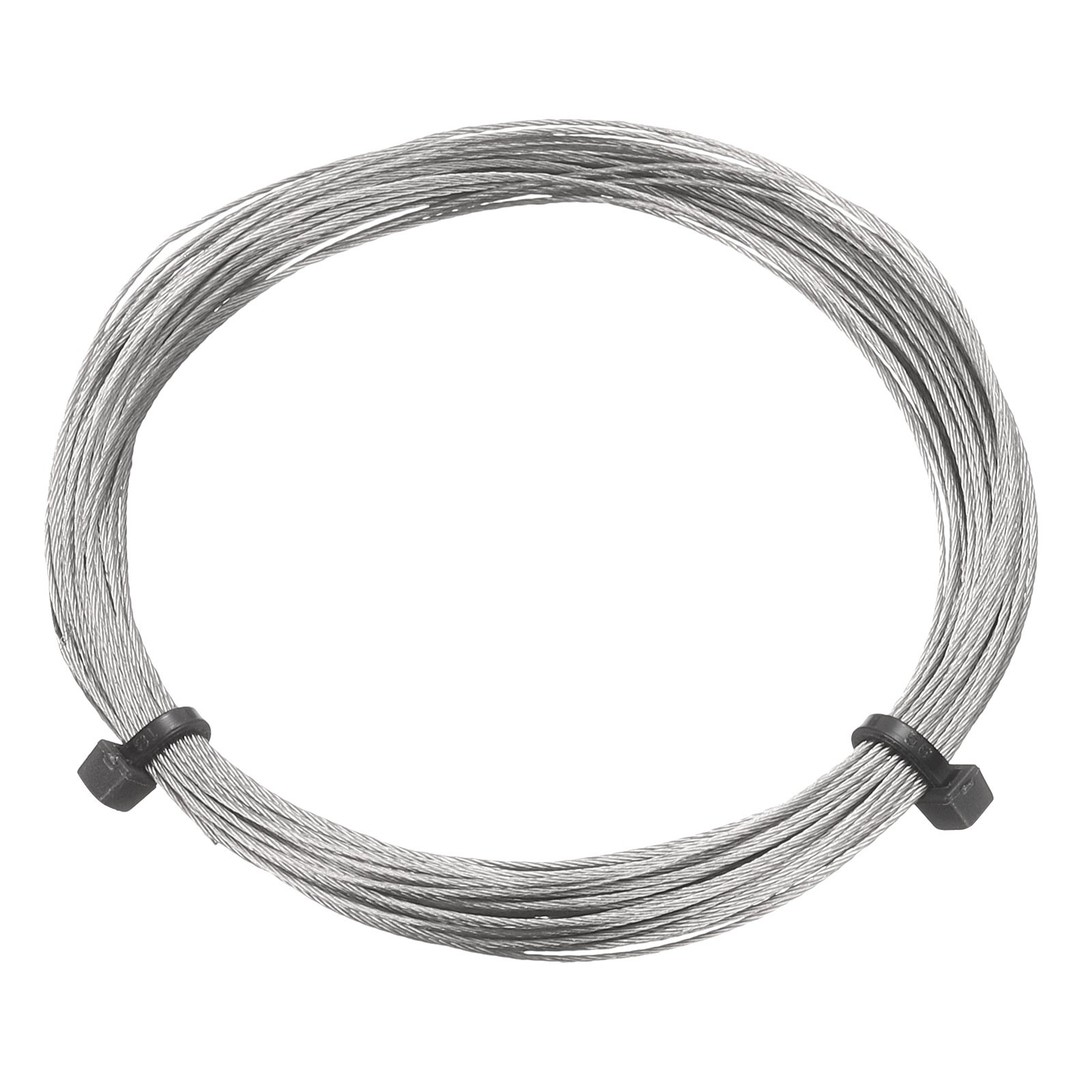 33ft (10M) 0.5mm Stainless Steel Wire Rope 7×7 Strand with 20pcs Loop Sleeves