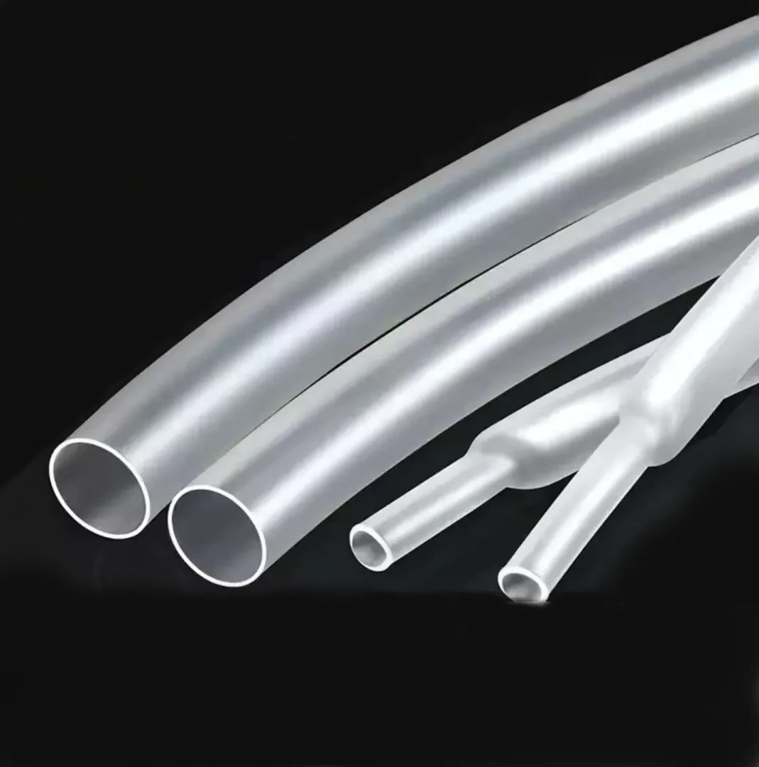 100 FT. 100′ Feet CLEAR 3/8″ 9mm Polyolefin 2:1 Heat Shrink Tubing Tube Cable US