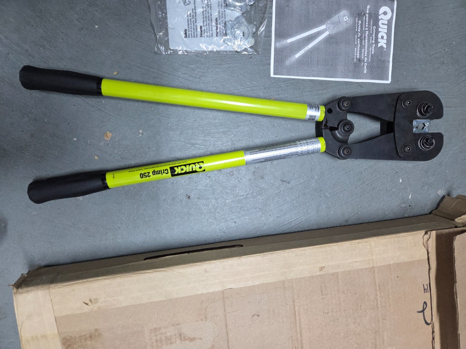 QUICK CABLE 250 HEX CRIMP 4255-001 CRIMPER