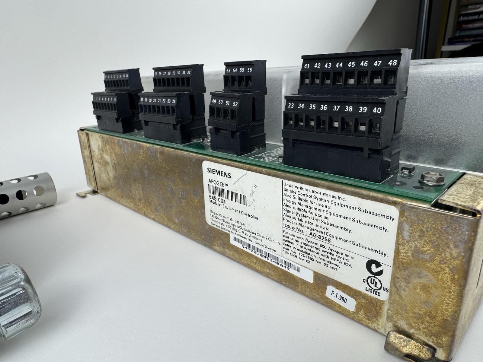 Siemens APOGEE 549-001 Modular Equipment Controller + Temp Sensors HVAC