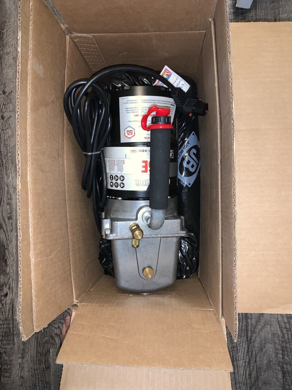 JB Eliminator DC 6E Evacuation Vacuum Pump 6 CFM 15 Microns DV-6EDC