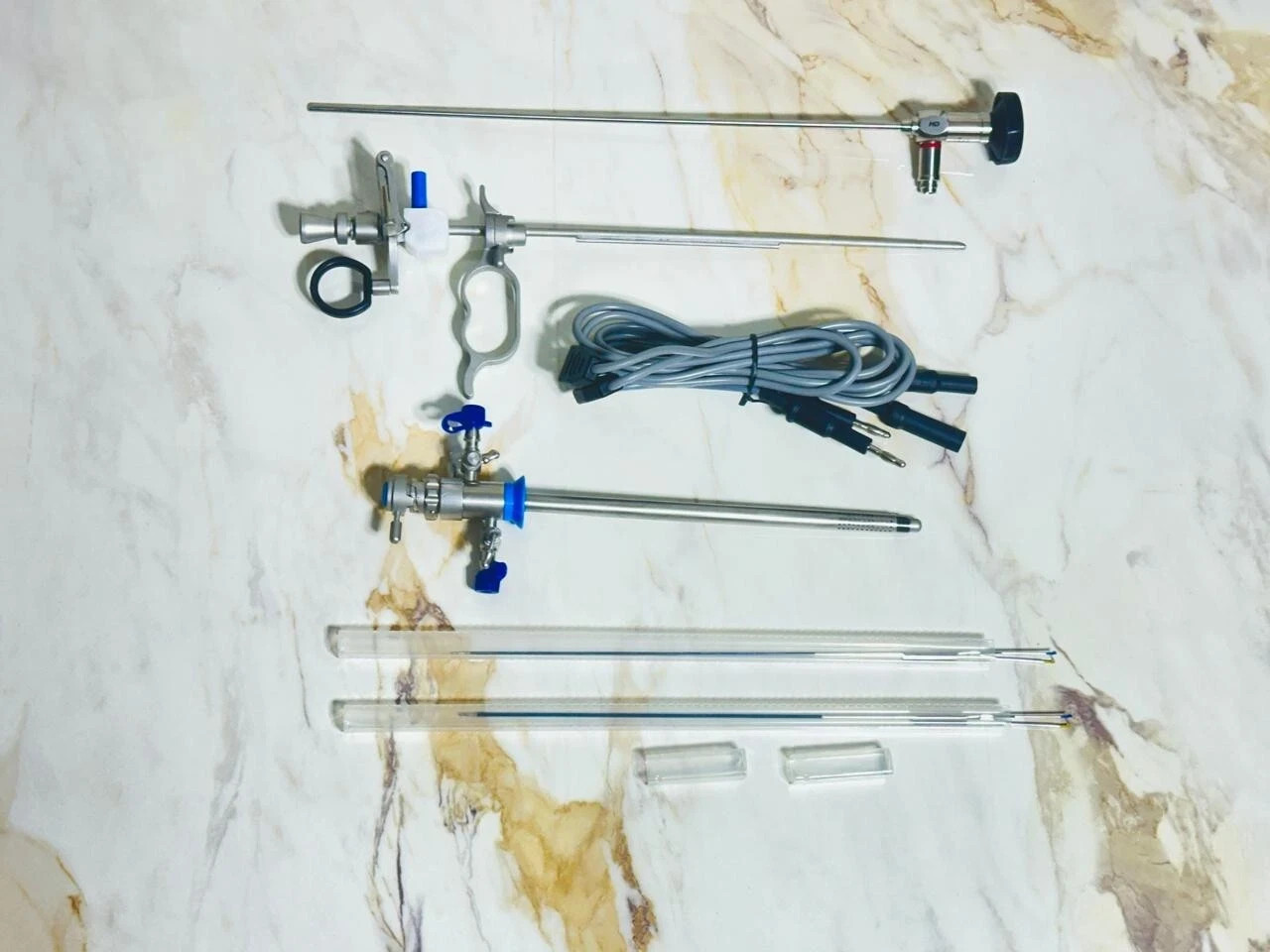Bipolar Resectoscope Set Large, 24/26 Fr./Charr. with continuous flow And Loops