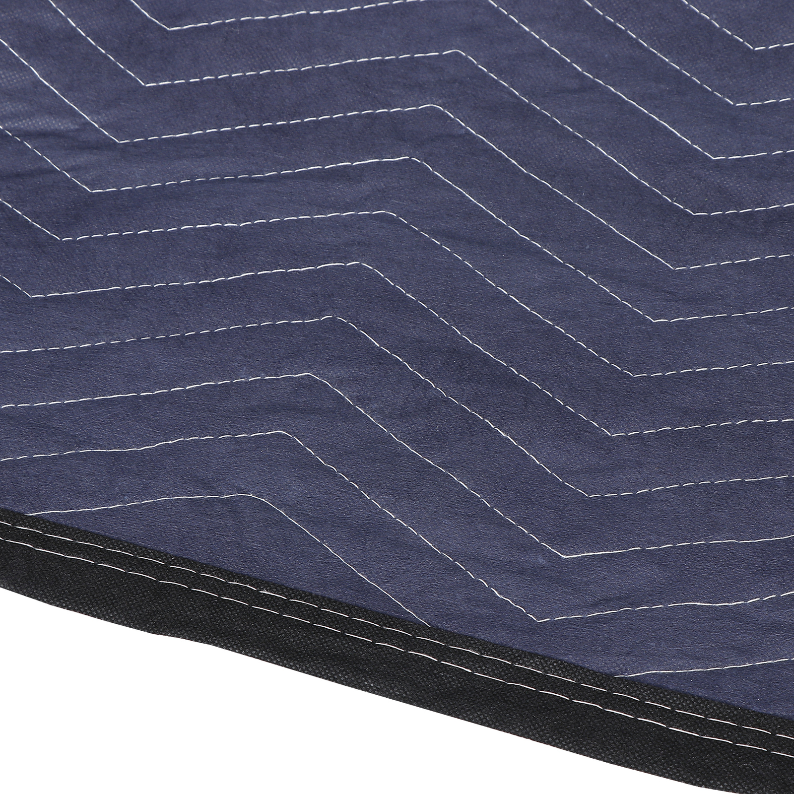 48 Moving Blankets 80″x72″ Protective Shipping Packing Pads Furniture Blue/Black