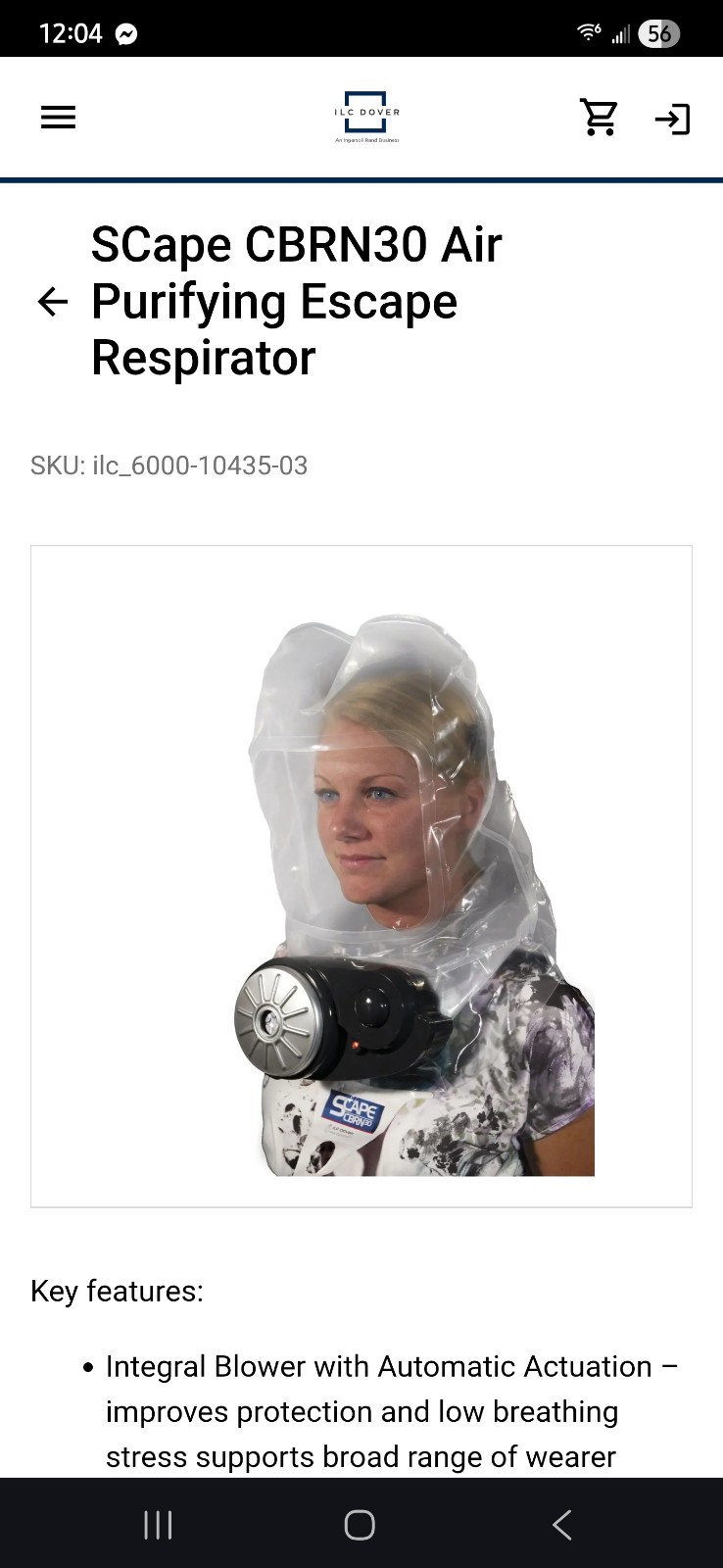 SCAPE CBRN30 Emergency Survival For Chemical Warfare