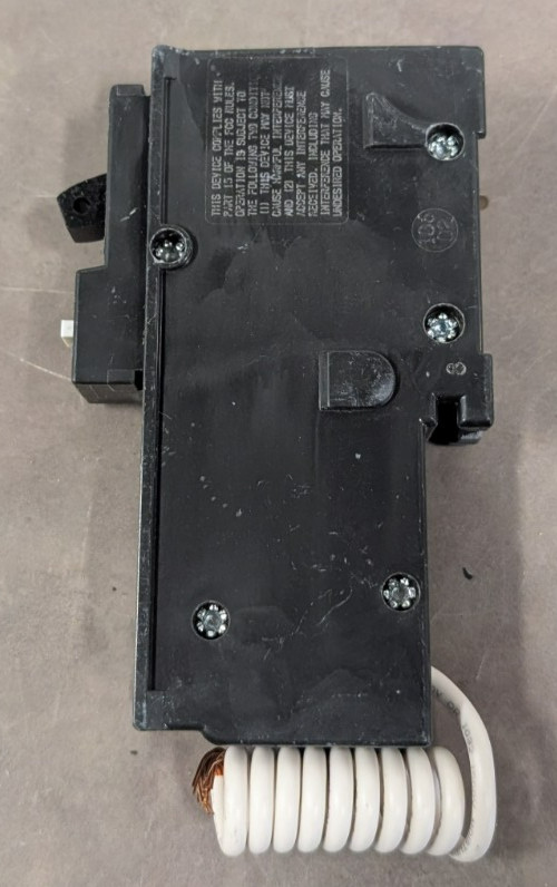 Used Square D 1 pole 15 amp Circuit breaker AFCI HOM115CAFI