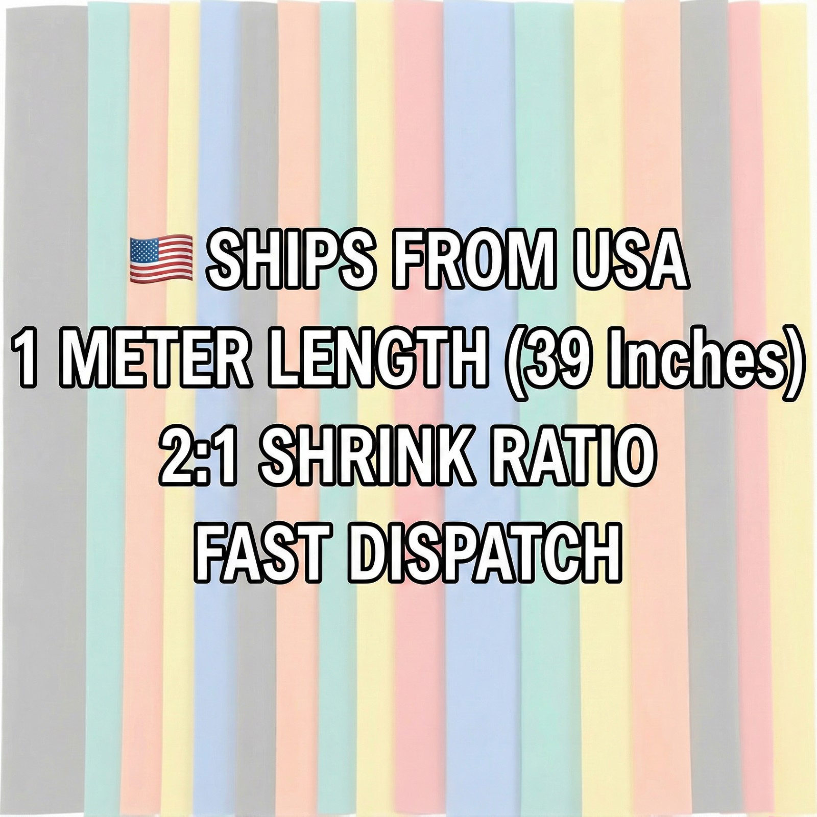 HEAT SHRINK TUBING YOU CHOOSE SIZE/COLOR 20MM 22MM 28MM 30MM 35MM 40MM