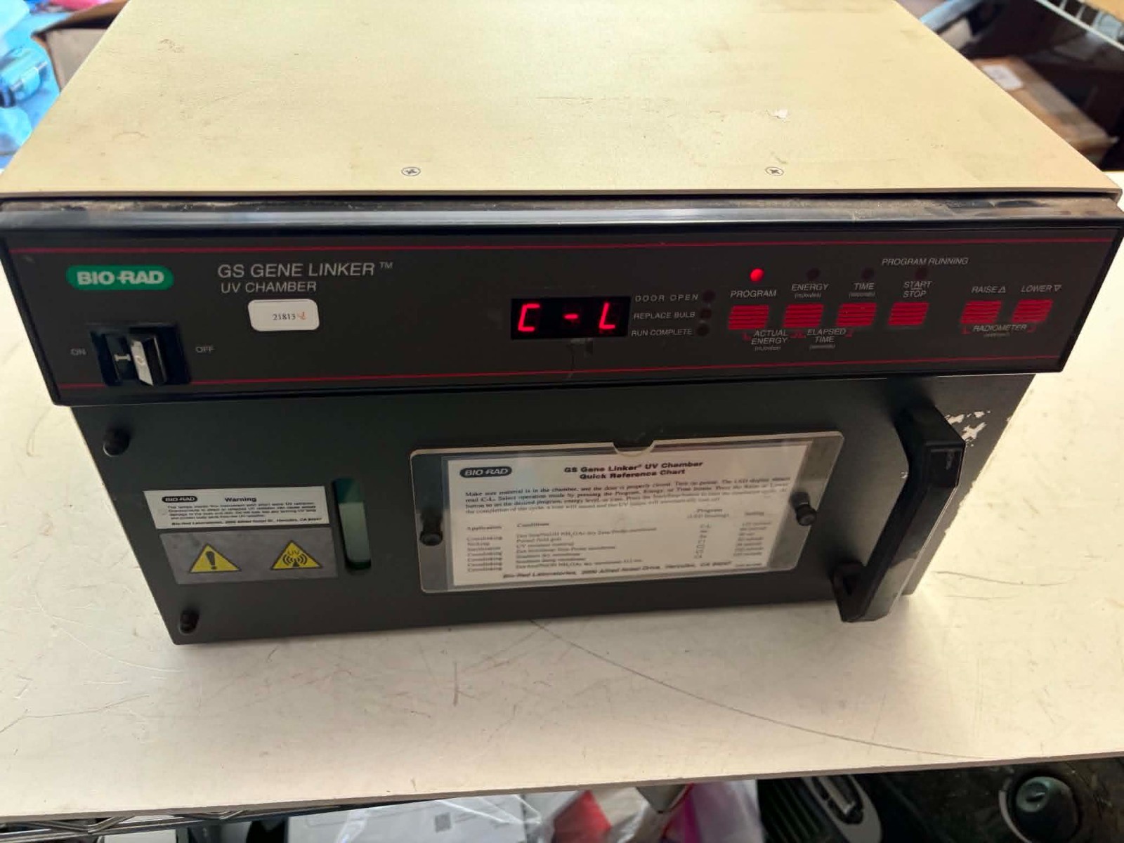 Bio-Rad GS Gene Linker UV Chamber Laboratory Device Irradiation