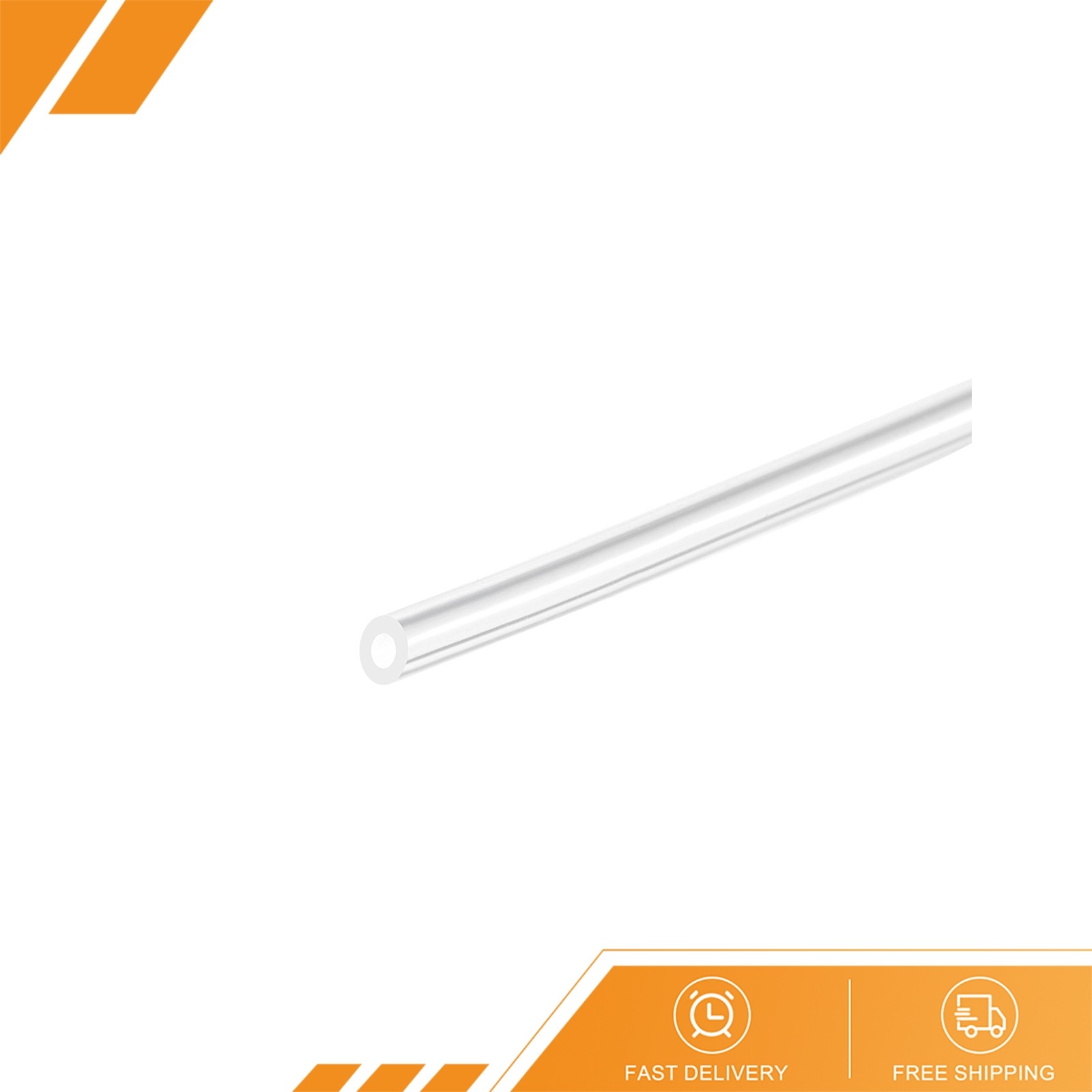 Clear Silicone Tubing, 1/16″(1.6mm) ID 1/8″(3.2mm) OD 1/32″ Wall 16ft
