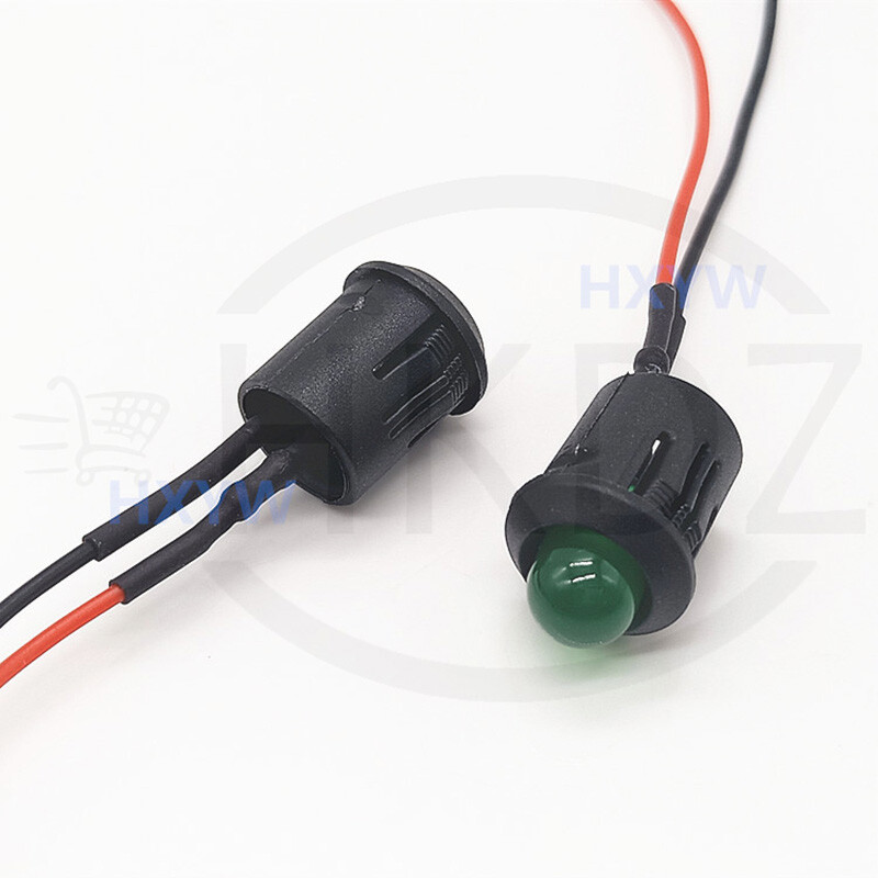 Pre-Wired LEDs 3mm/5mm/8mm/10mm With Holder Wire Light Emitter Pre-Wired Cable