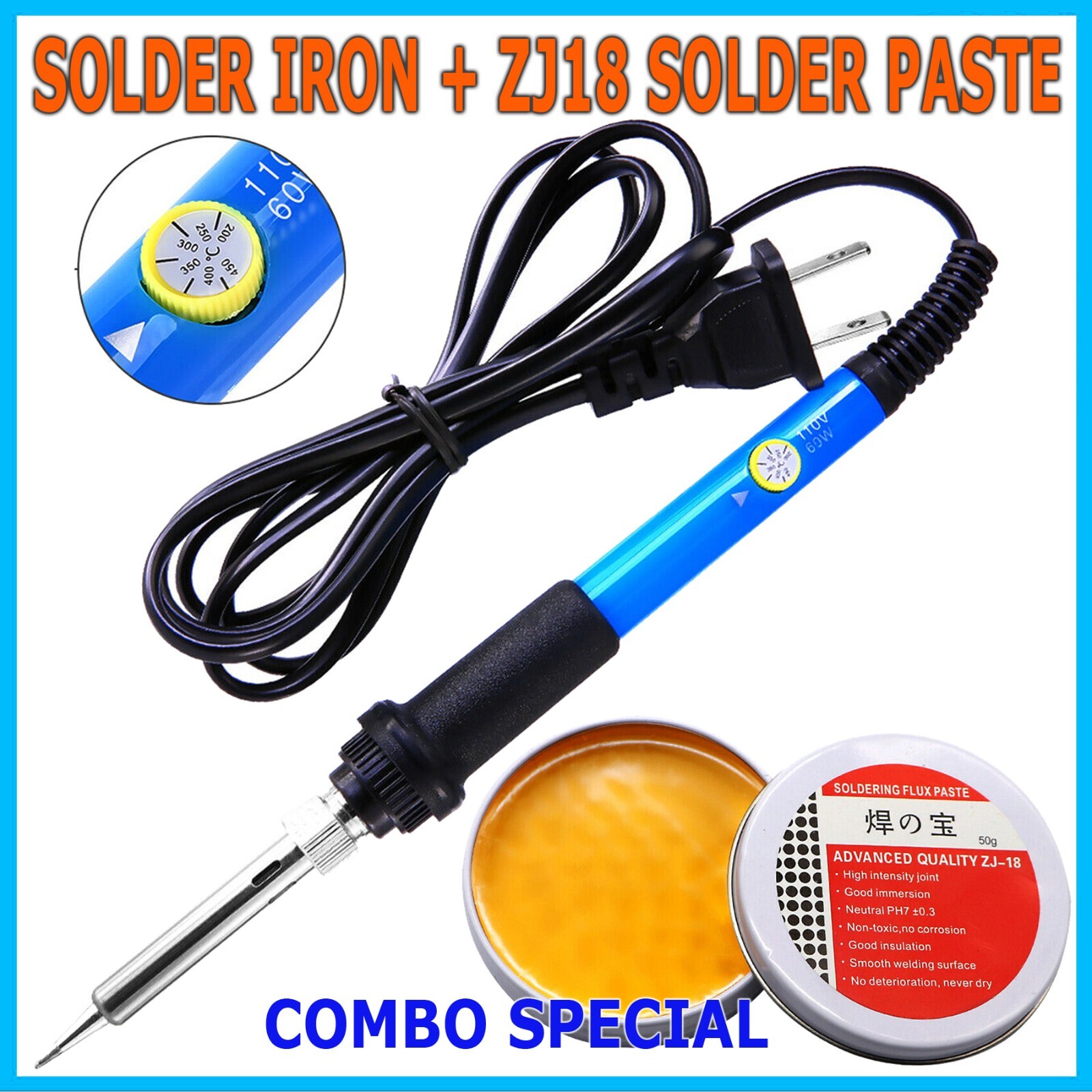 Easy Solder Iron and Paste Flux For PCB LED BGA SMD SMT 50Gram