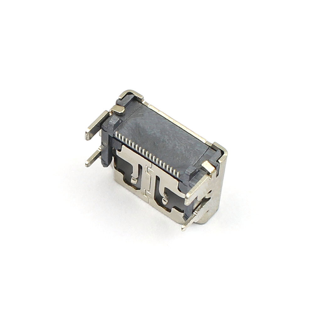 5Pcs HDMI 19 Pin 19P Female SMT SMD Jack Connector PCB 4 Legs Plug Socket