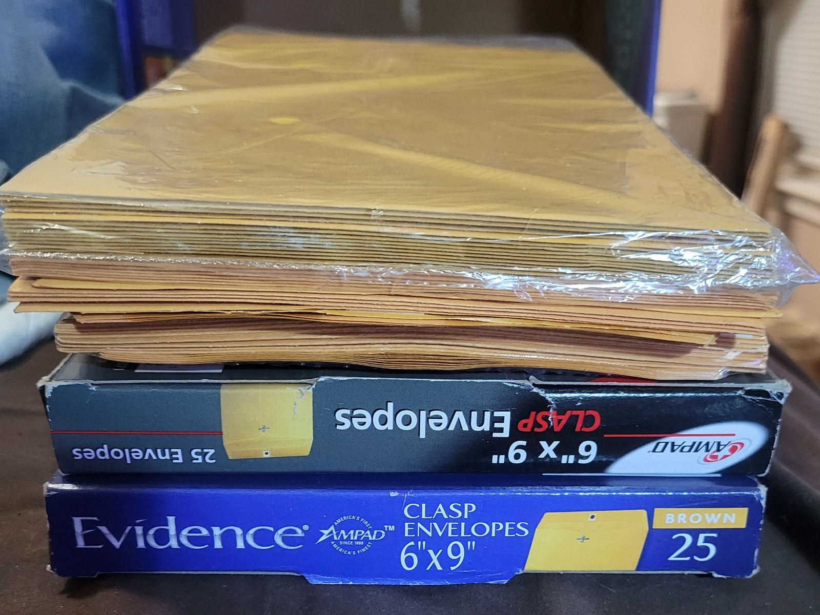Clasp Envelopes 6″x9″ Brown 100+ Multiple Brands Open Packs, Loose & New.