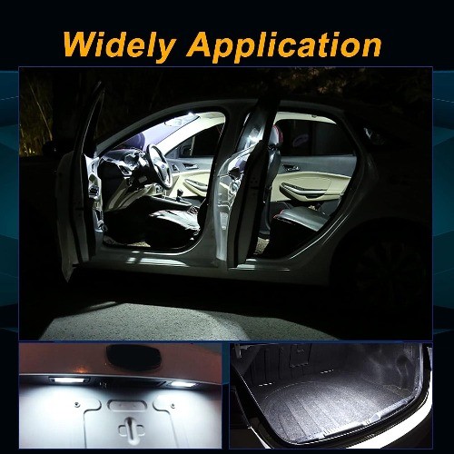 31mm 1.22in Super Bright White LED Festoon Car Lights, DE3021 DE3022 Fit for Int