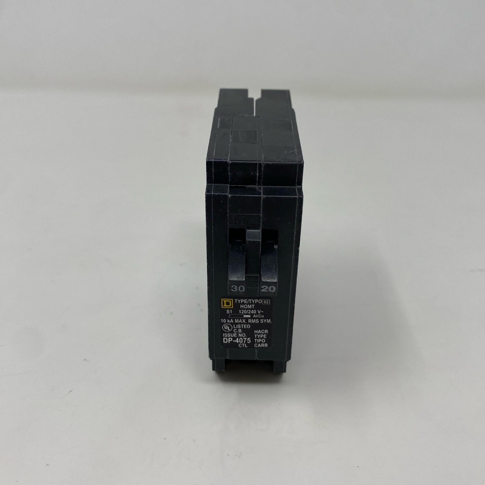 Square D HOMT3020 Homeline 30A/20A Tandem Breaker – Black