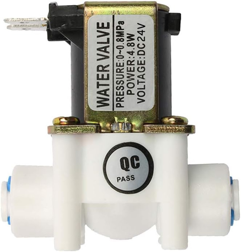 Beduan 24V 1/4″ Inlet Water Solenoid Valve Normally Closed for RO Reverse Osmosi