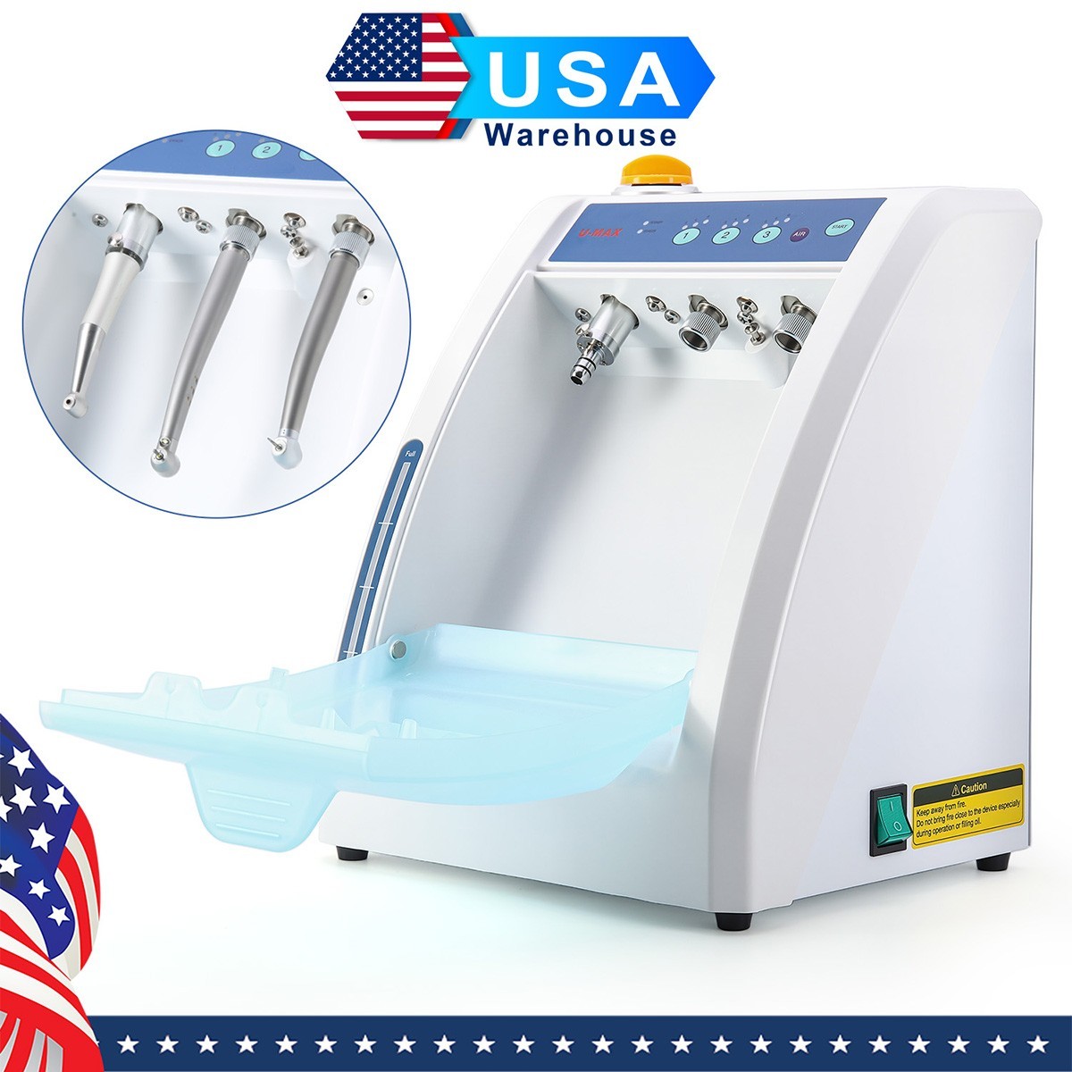 Dental Automatic Handpiece Maintenance Lubrication System Cleaner Oiling Machine
