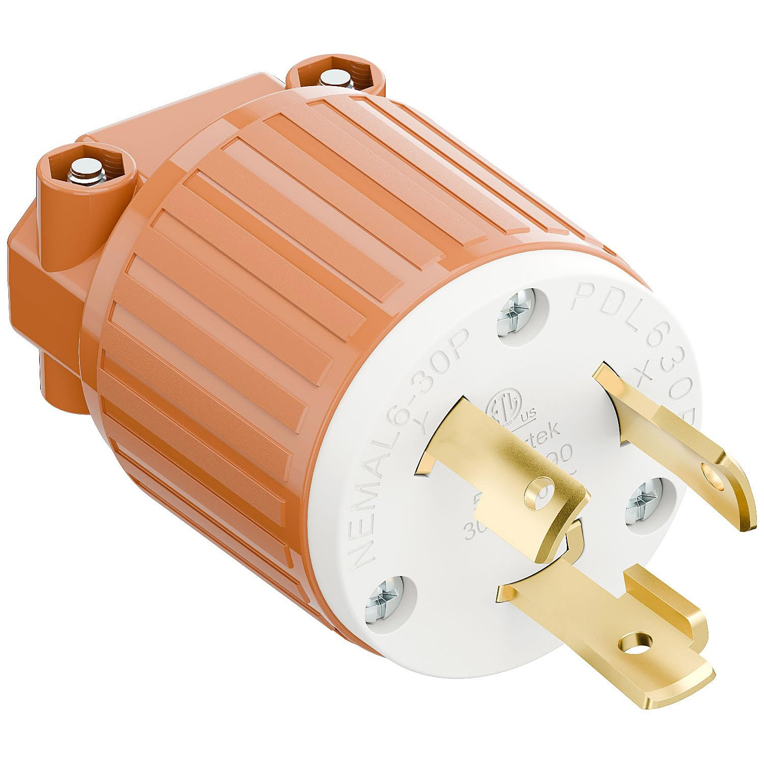 NEMA L6-30P Locking Plug, (ETL Listed) Twist Lock L6-30 30Amp 250Volt Male AC Co