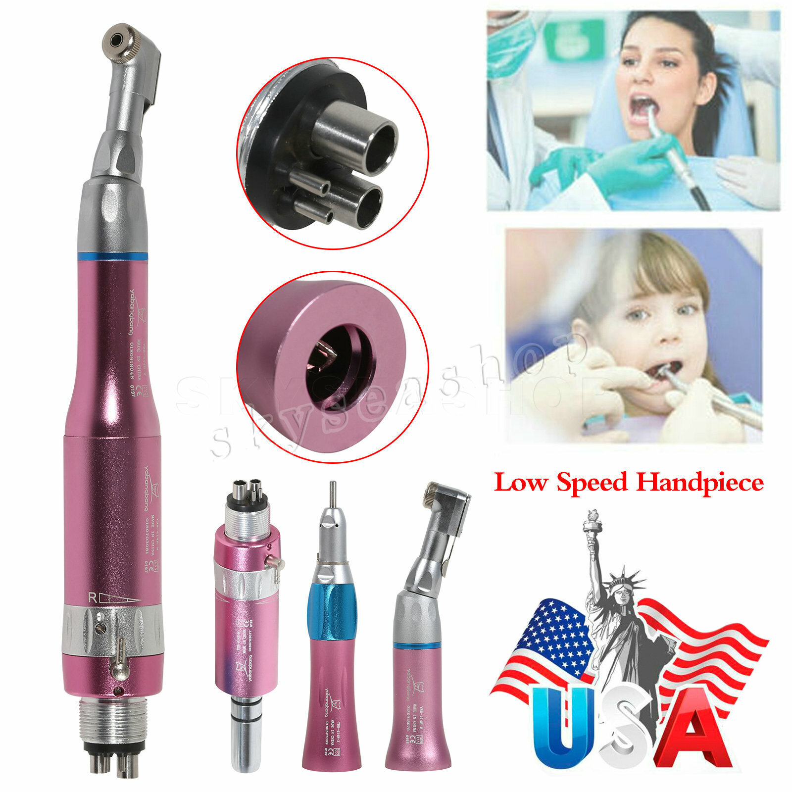 Air Turbine Kit PANA-MAX High Speed Handpiece / EX-203C Low Speed Set 4H Dental