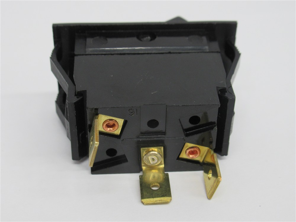 Carling Technologies Rocker Switch Black w/ Amber Light