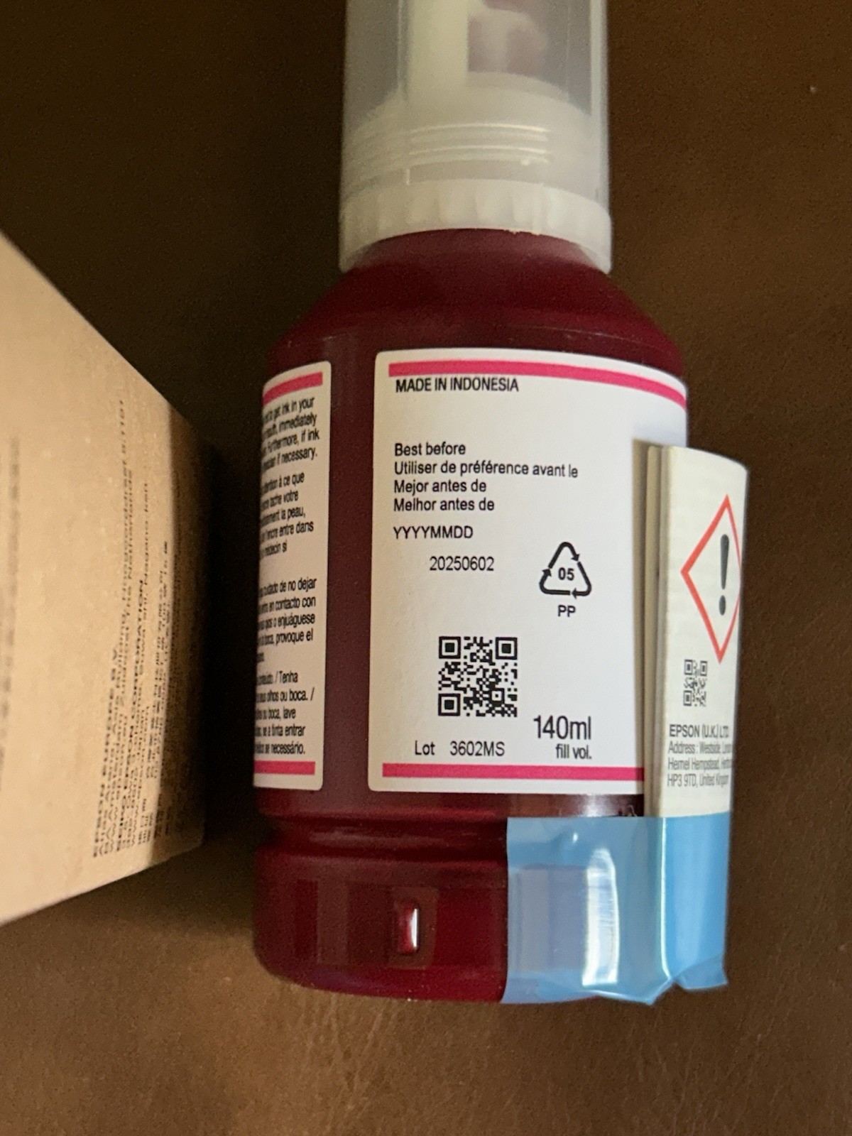 Epson T49M3 140 mL Magenta Ink Bottles For SC-F570 & F170 NEW Exp. 06/02/2025