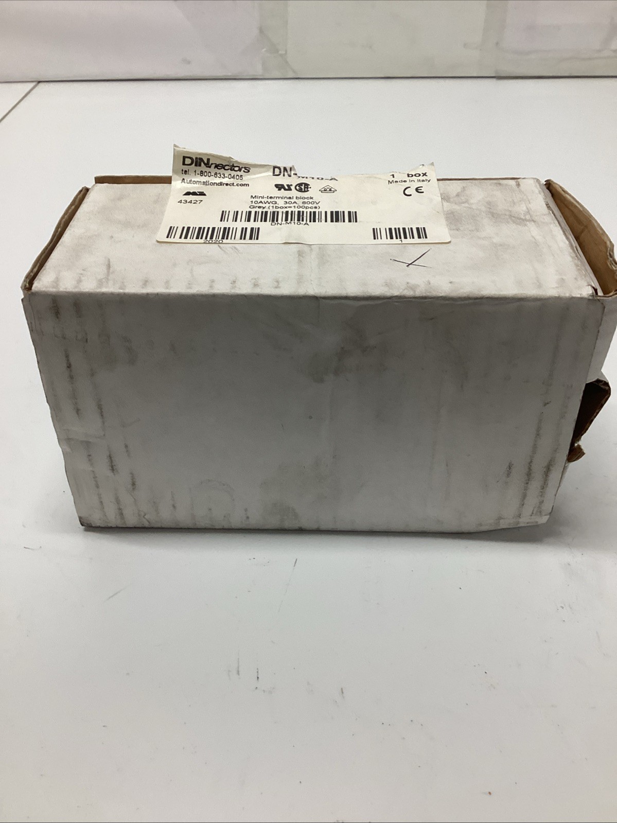 DINNECTORS TERMINAL BLOCK CONNECTOR Box Of 100 V-462