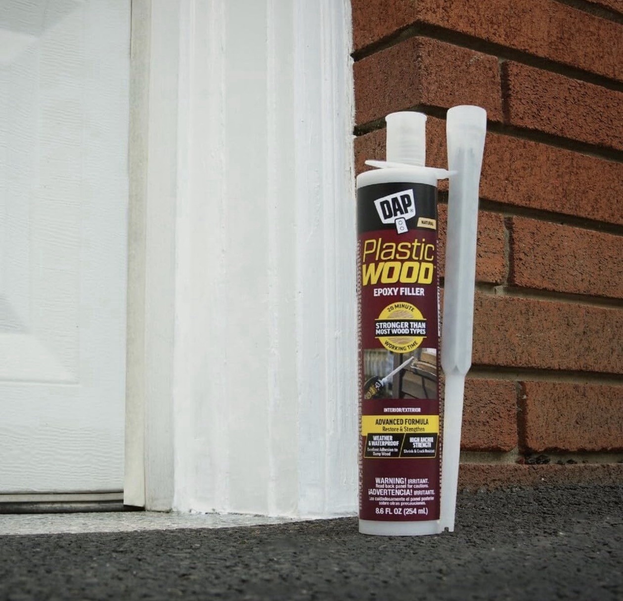 DAP Plastic Wood Epoxy Filler Natural 8.6 fl oz Interior Exterior Waterproof