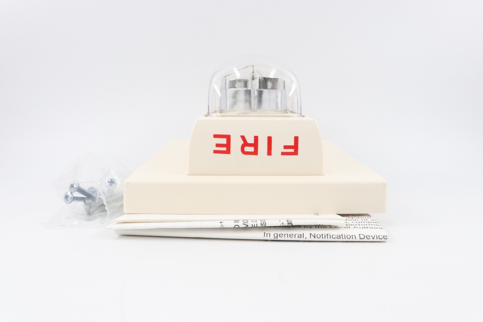 CERBERUS U-S30-W-C SIEMENS 500-696879 WHITE STAND ALONE STROBE, 30/75CD 20-31VDC